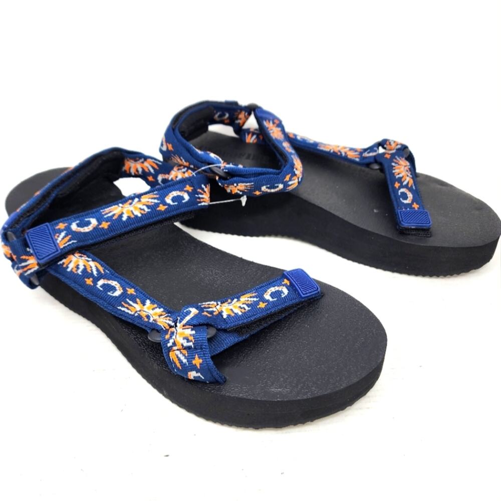 Women's Adjustable Platform Wedge Beach Shoes Yoga Arch Support‎ Sandals 11 New